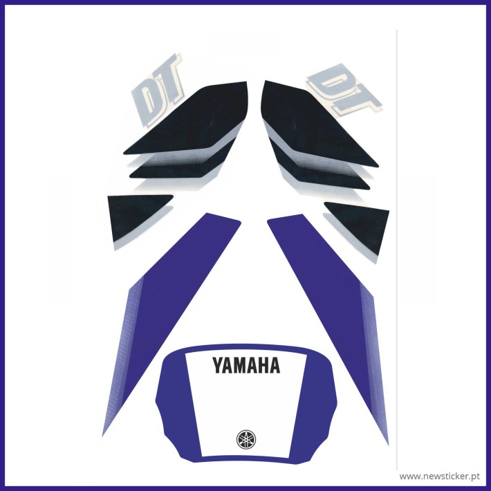 AUTOCOLANTE YAMAHA DT 50LC '2003 -AZUL