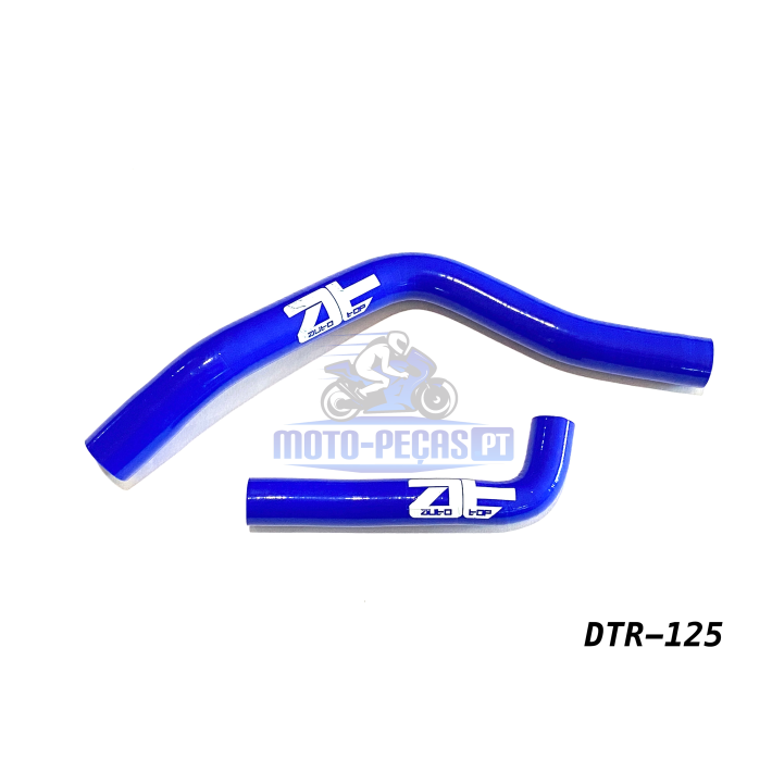 KIT TUBOS RADIADOR YAMAHA DT125R  AZUL - VERMELHO - PRETO