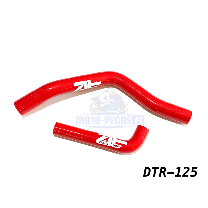 KIT TUBOS RADIADOR YAMAHA DT125R  AZUL - VERMELHO - PRETO