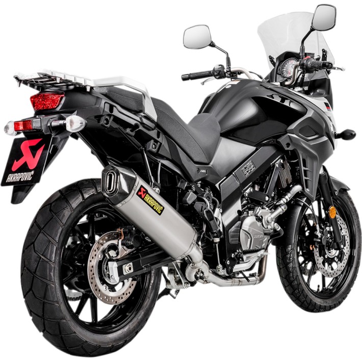 Ponteira de escape  Suzuki AKRAPOVIC EXHAUST RAC SS/TI V-STROM Ref. S-S6R9-WT