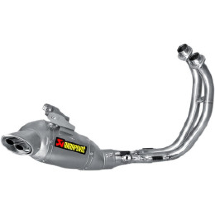 Ponteira escape Akrapovic linha completa Yamaha MT-07 