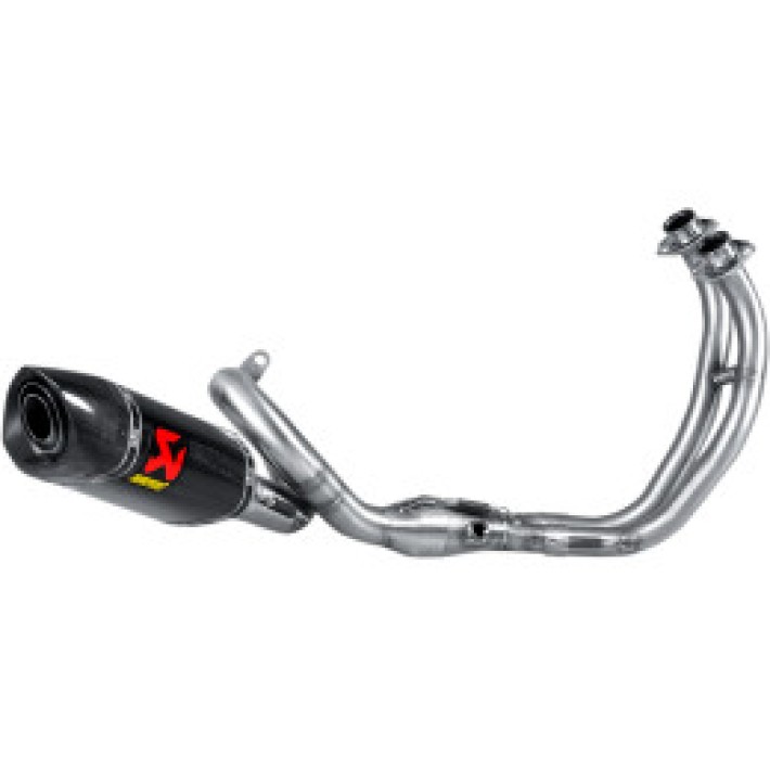 Ponteira escape Akrapovic linha completa Yamaha MT-07 