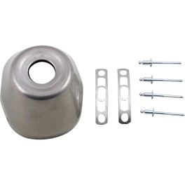 END CAP FMF POWERCORE 2.1 TITANIUM - 020522