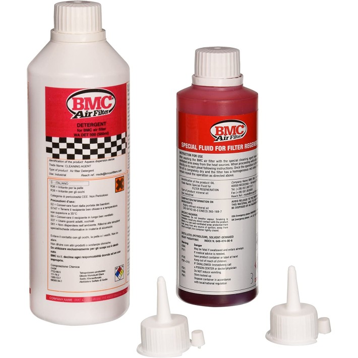 KIT LIMPEZA FILTRO AR BMC Garrafa WA250-500