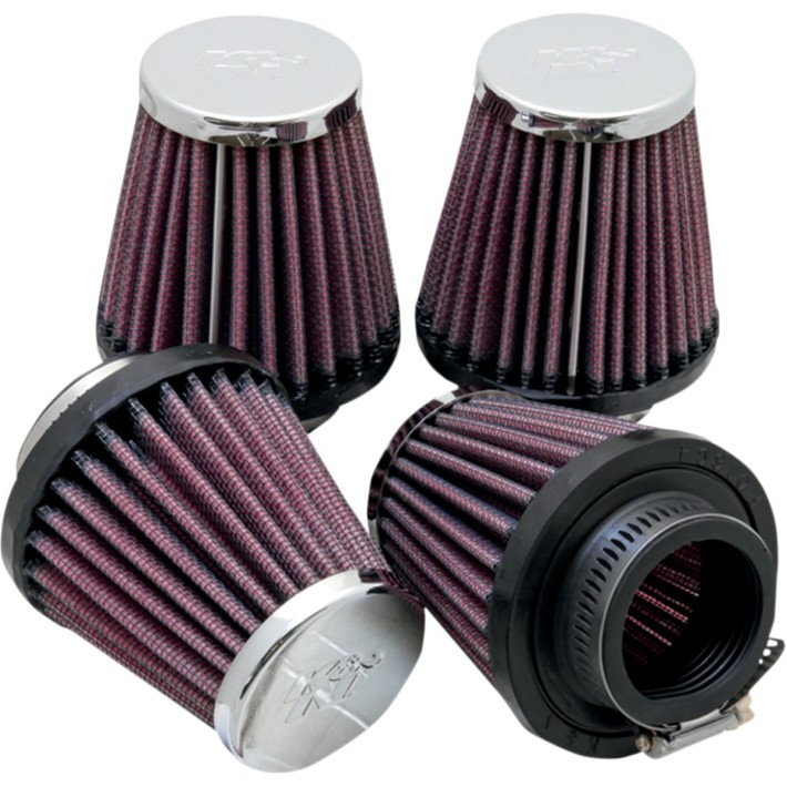 Filtro de ar desportivo K&N SET (4) ROUND TAPERED SUZUKI/KAWASAKI/HONDA RC-2314