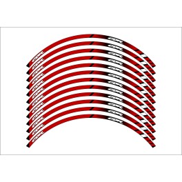 Fitas Honda Cbr autocolantes para jantes Roda Aro 17 