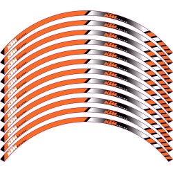 Fitas KTM  autocolantes para jantes Roda Aro 17 