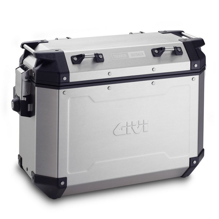 MALA LATERAL GIVI TREKKER OUTBACK 37L ESQUERDA ALUMINIO - 114OBKN37AL