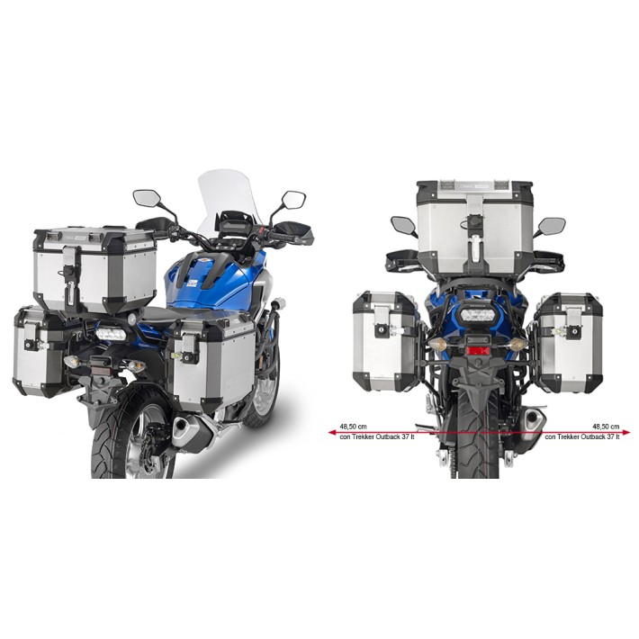 SUPORTE MALAS LATERAIS GIVI OUTBACK HONDA NC750X - PL1146CAM