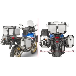 SUPORTE MALAS LATERAIS GIVI OUTBACK HONDA CRF1000 - PL1161CAM