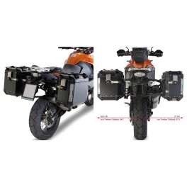 SUPORTE GIVI MALA LATERAL OUTBACK KTM 1190 ADV - PL7705CAM