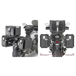 SUPORTE MALAS LATERAIS GIVI OUTBACK CB500X - PLO1171CAM
