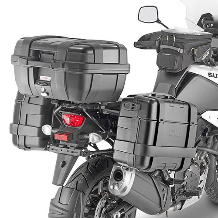 SUPORTE DE MALA LATERAL OUTBACK GIVI P/ SUZUKI V-STROM 1050 - PLO3118MK