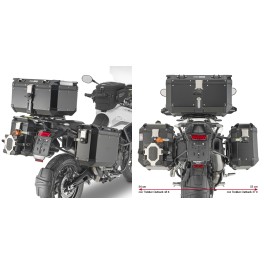 SUPORTE GIVI MALA LATERAL OUTBACK TRIUMPH TIGER 900 - PLO6415CAM