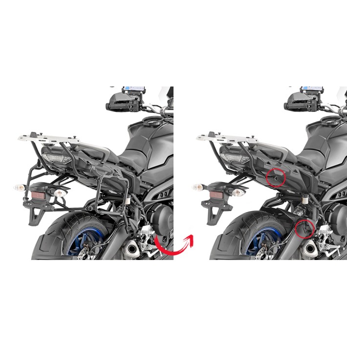 SUPORTE GIVI MALA LATERAL YAMAHA TRACER 900/GT - PLR2139