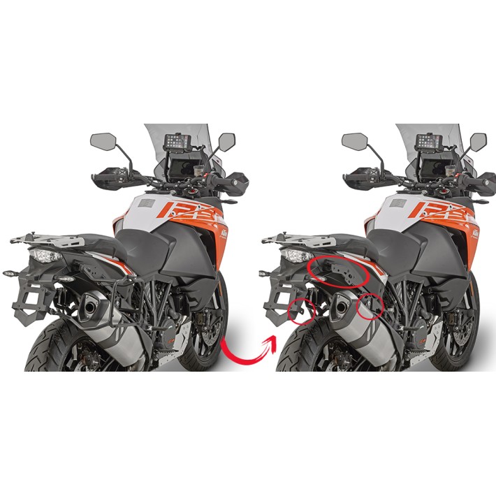 SUPORTE GIVI MALA LATERAL KTM 1050/1190/1290 - PLR7706