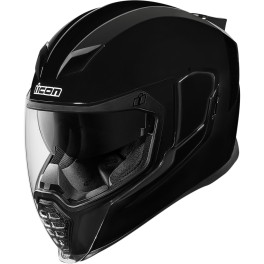 CAPACETES ICON AIRFLITE™ GLOSS SOLIDS™AIRFLITE™ GLOSS SOLIDS™ BLACK