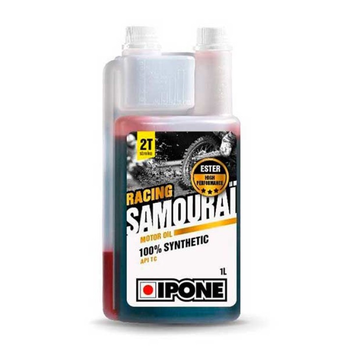 OLEO 2 TEMPOS IPONE SAMOURAI RACING  100% SINTETICO 1L