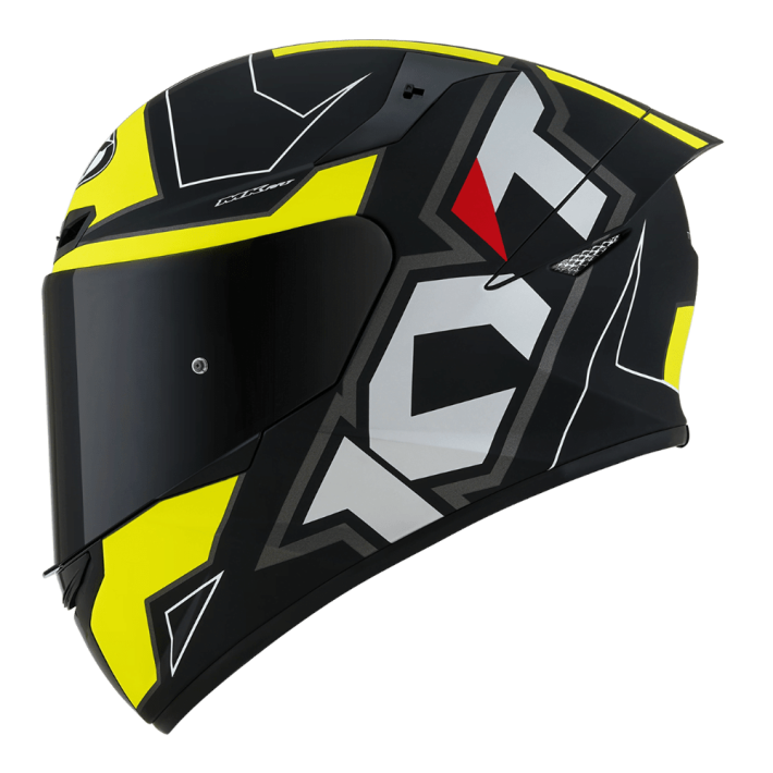 CAPACETE KYT TT COURSE ELECTRON MATT YELLOW TAM.M