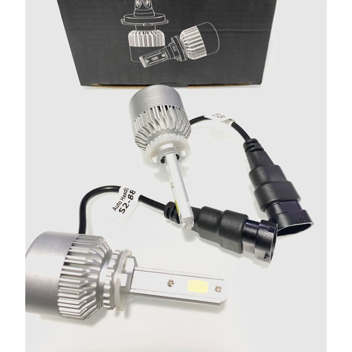 LAMPADAS LED 880 / 881 / H27 6500K 8000LM COR BRANCA 2 UNIDADES