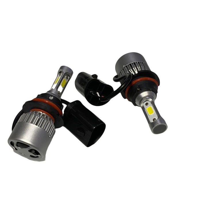 PAR LAMPADAS LED 9004 / HB1 6500K 8000LM ( 2 UNIDADES )