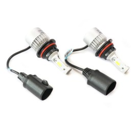 PAIR OF LED LAMPS H13 / 9008 6500K 8000LM (WHITE COLOR)