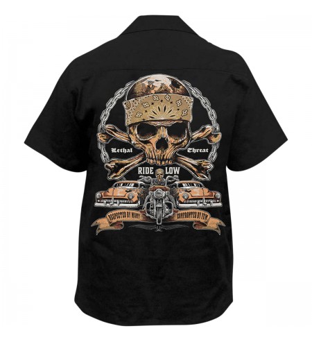  SHIRT RIDE LOW BLK MD 30403020 
