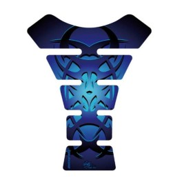 MOTOGRAFIX TANK PAD STREET 1PC BLUE TRIBAL - ST058B