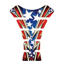 MOTOGRAFIX TANK PAD STREET 1PC USA FLAG - ST064