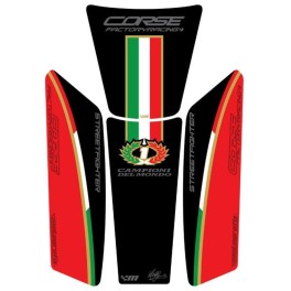 MOTOGRAFIX TANK PAD STREETFIGHTER RED - TDSFR