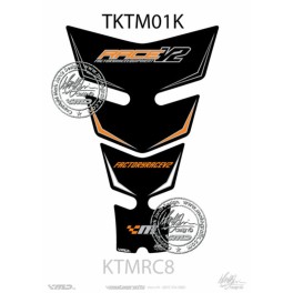 MOTOGRAFIX TANK PAD KTM 1190 BLACK - TKTM01K