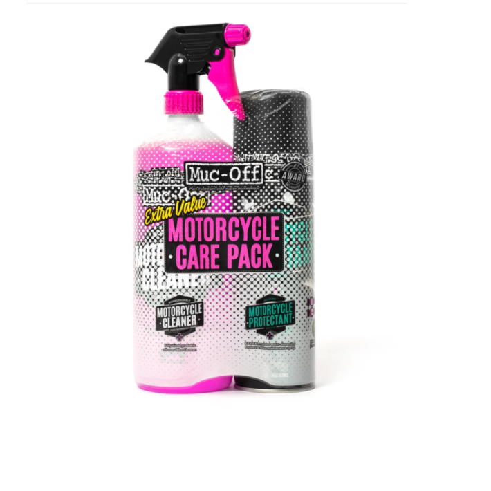 Kit duplo cuidado moto (Motorcycle Protectant + Cleaner) Muc-Off Duo Pack 625