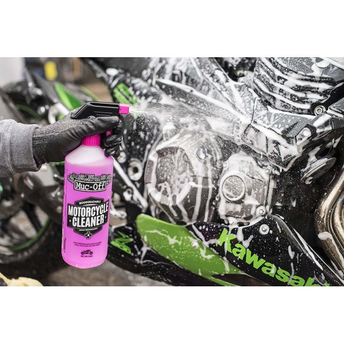 Shampoo Muc-Off Motorcycle Cleaner  1L com difusor  Shampoo Muc-Off Motorcycle Cleaner  1L com difusor
