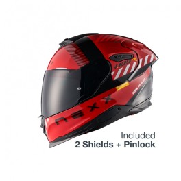 CAPACETE NEXX FADE BLACK RED