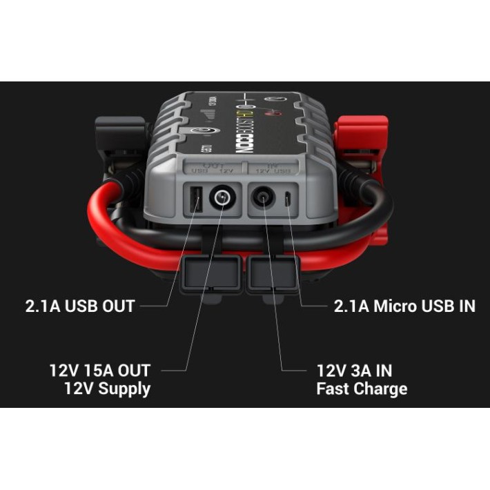 2000A  Arrancador de bateria NOCO HD 2000A Lithium 