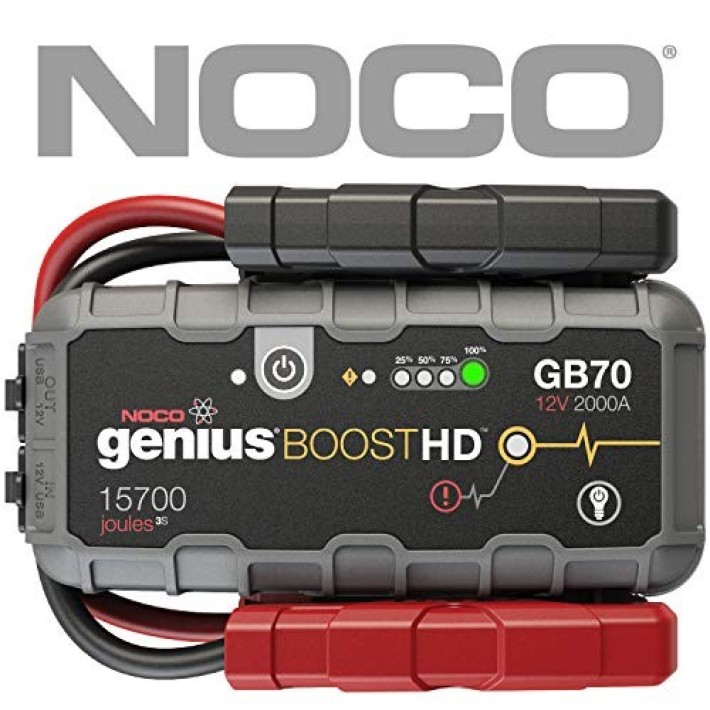 2000A  Arrancador de bateria NOCO HD 2000A Lithium 