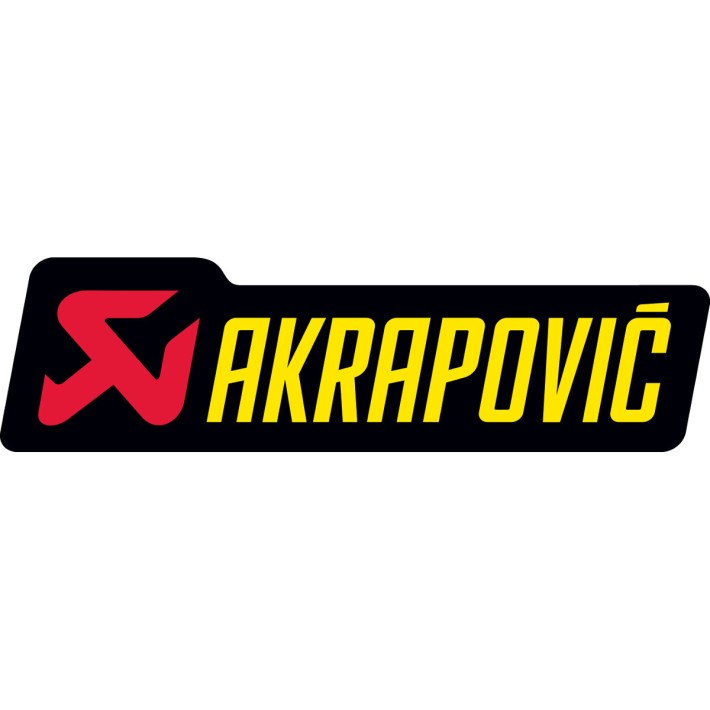 AUTOCOLANTE AKRAPOVIC 120 X 34.5 MM
