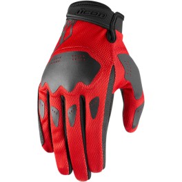 GLOVE ICON HOOLIGAN RED 4X