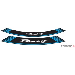 FITAS PARA JANTES PUIG CONJUNTO 8 TIRAS RACING AZUL 