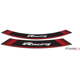 FITAS PARA JANTES PUIG CONJUNTO 8 TIRAS RACING VERMELHO
