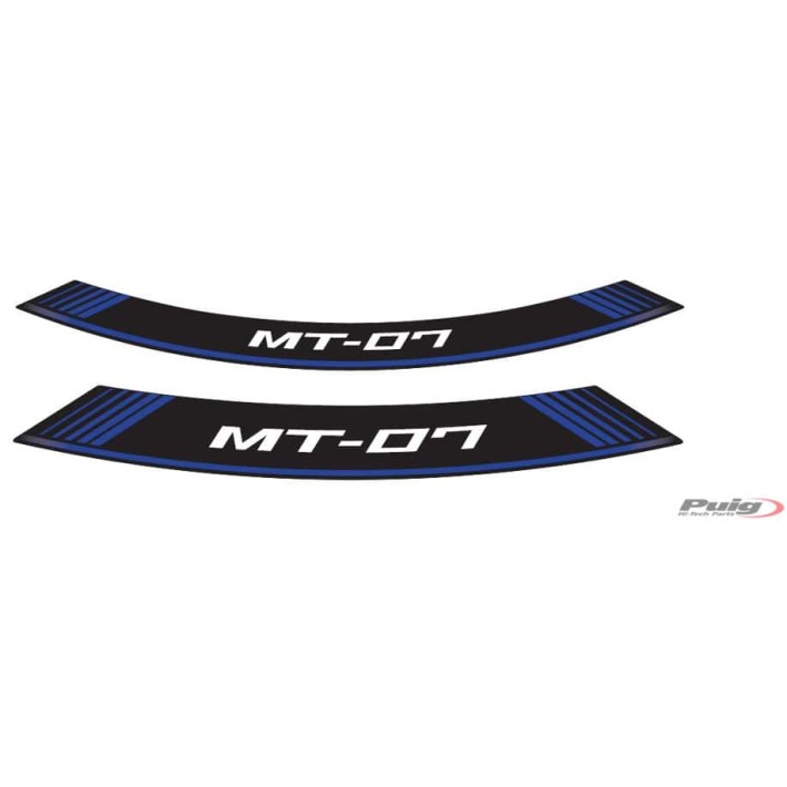 Fitas para interior das jantes Yamaha MT-07 PUIG AZUL 9136A 