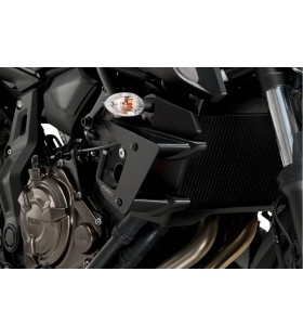 DOWNFORCE NAKED SIDE SPOILERS BLACK FOR MOTORCYCLE YAMAHA MT-07 2020 - 20381N