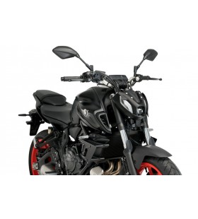 DOWNFORCE NAKED SIDE SPOILERS BLACK FOR MOTORCYCLE YAMAHA MT-07 2023 - 20621N