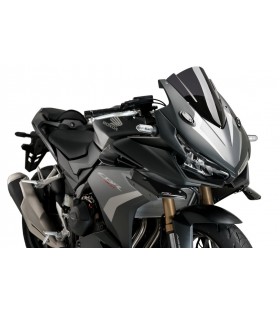 DOWNFORCE SPORT SIDE SPOILERS BLACK FOR MOTORCYCLE HONDA CBR500R 2023 - 3614N