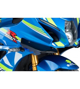 DOWNFORCE SPORT SIDE SPOILERS BLACK FOR MOTORCYCLE SUZUKI GSX-R1000 2022 - 9738N