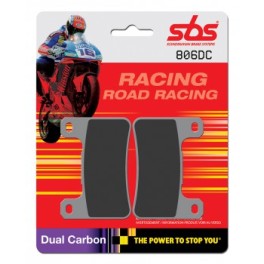 806DC PASTILHAS TRAVAO SBS dual Carbon FRENTE