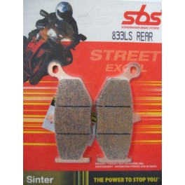 BRAKE PAD REAR SINTER SBS 833LS