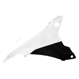 AIR BOX COVERS RACETECH WHITE / BLACK KTM EXC - R-FIKTMBNDX14