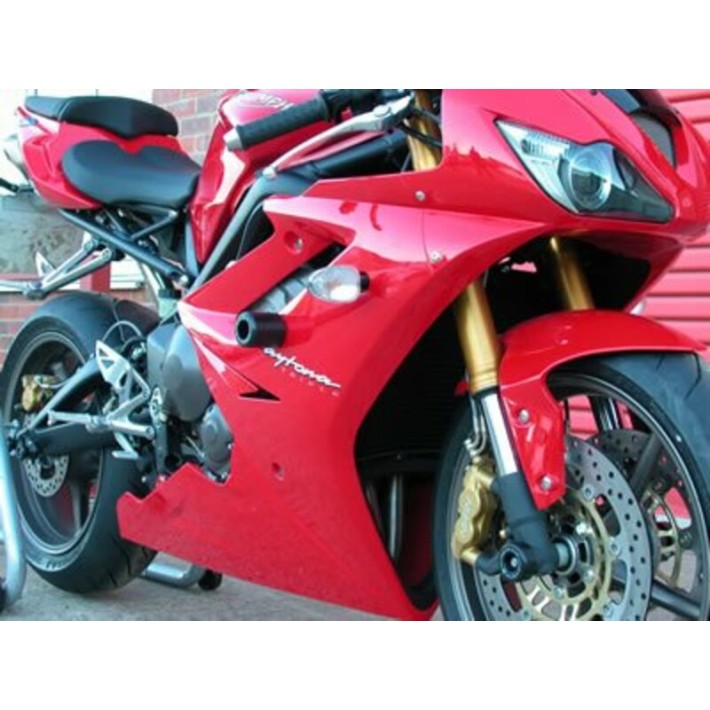 COGUMELOS BRANCO R&G TRIUMPH DAYTONA 675 - CP0173WH
