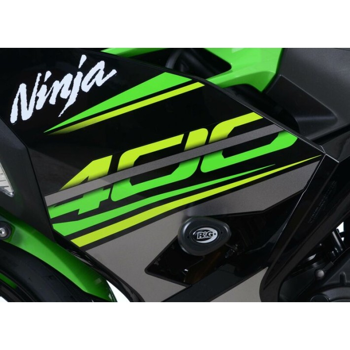 COGUMELOS BRANCO R&G KAWASAKI NINJA 400 - CP0444WH